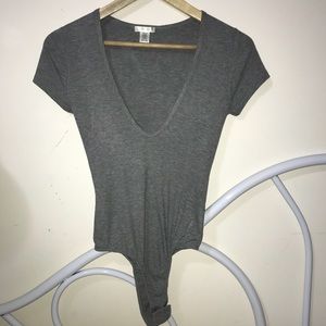 Gray Bodysuit